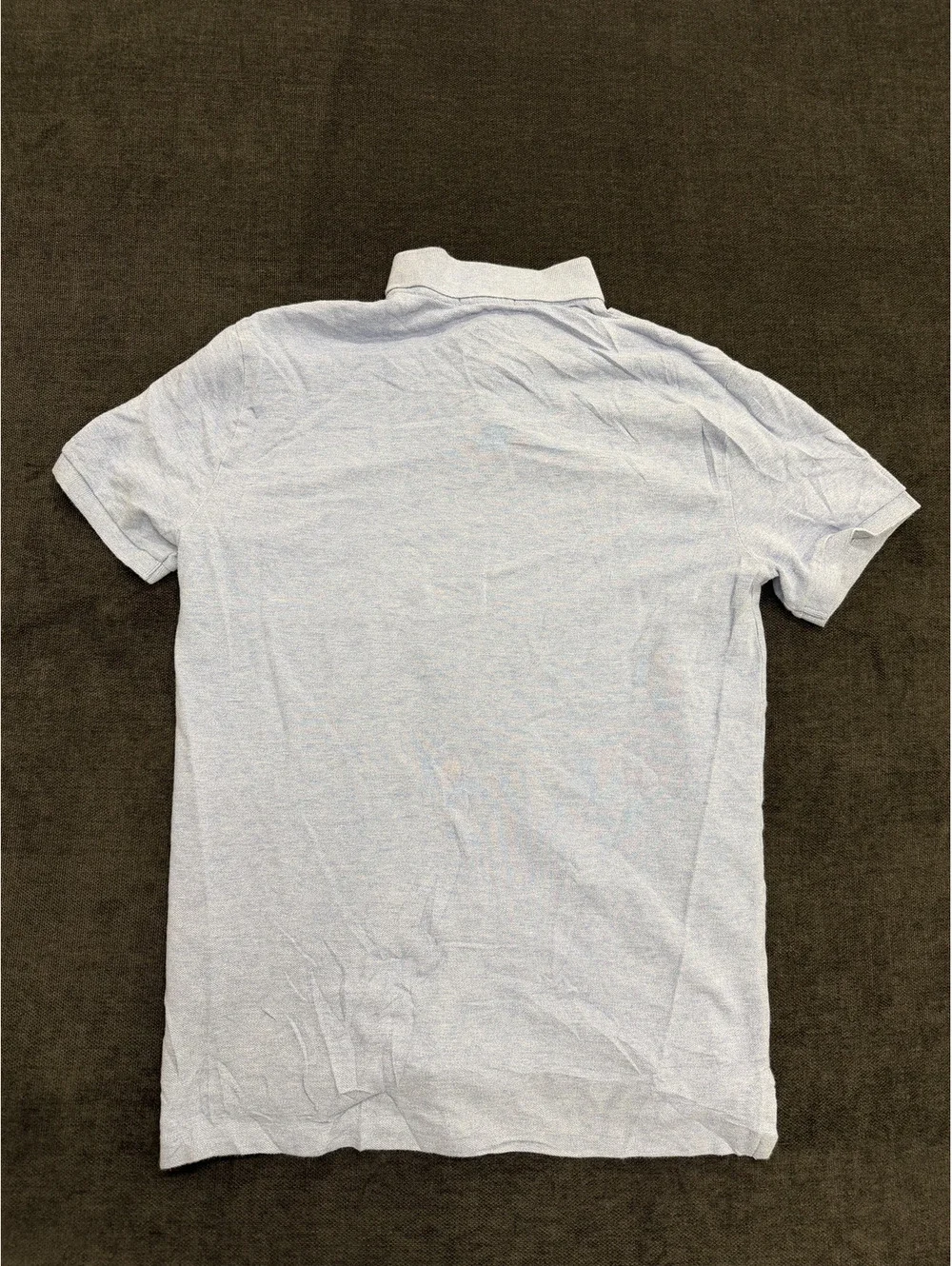 Polo Ralph Lauren Custom Slim Fit Light Blue Cotton Polo Shirt Medium